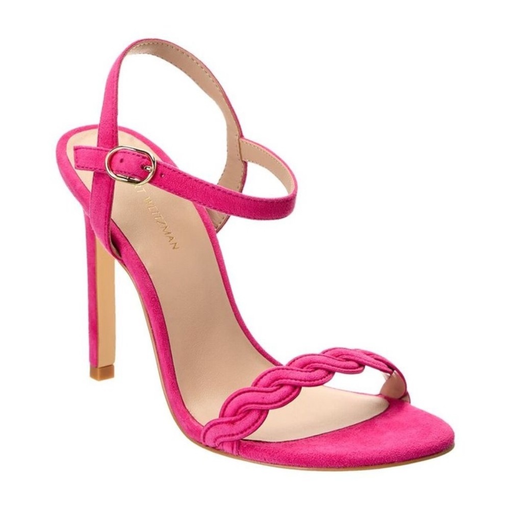 NEW Stuart Weitzman Dancer Twistie 100 Suede Sandal